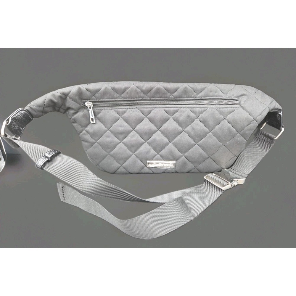 Samantha Brown To-Go Quilted Belt Bag Fanny Pack Black RFID Travel NWOT